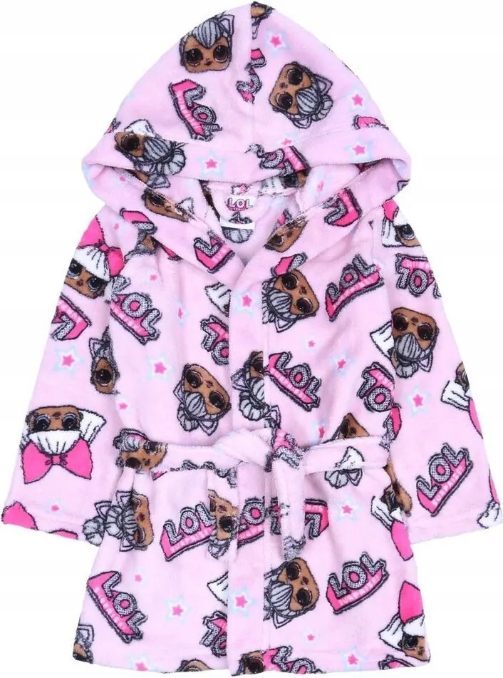 Detský / dievčenský župan s kapucňou L.O.L. Surprise, 98 / 104