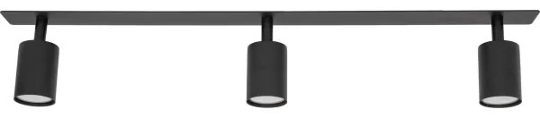 Podhľadové bodové svietidlo NEX 3xGU10/10W/230V čierna