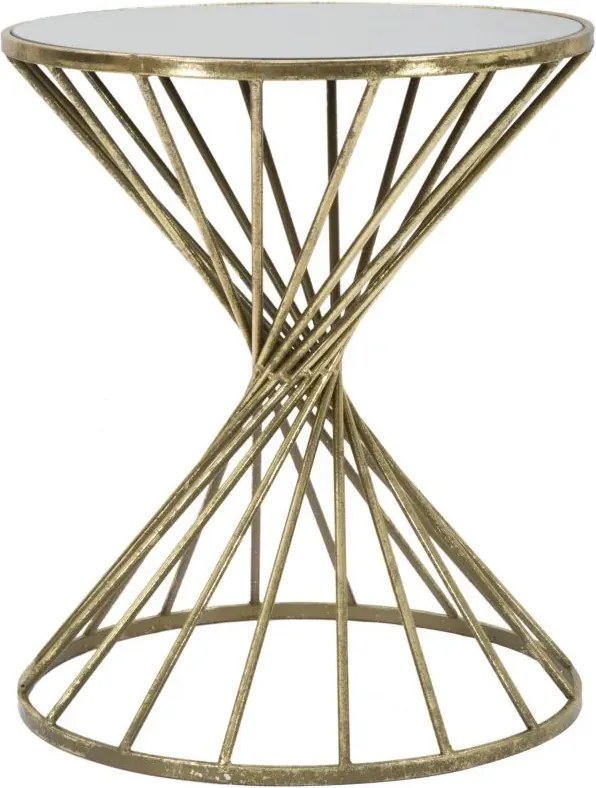 Odkladací stolík Hypnos 50 cm zlatý