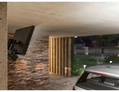 Panlux LED reflektor s PIR senzorom Vana S Evo čierna, IP65, 30 W