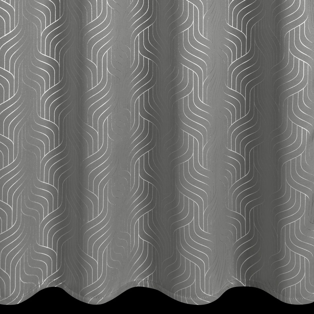 ZÁVES NA KRÚŽKOCH OLETA 140X250 CM VZOROVANÁ