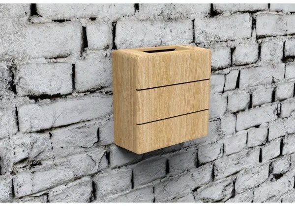 Immax 08522L - LED vonkajšie nástenné svietidlo LUXLINE LED/6W/230V 3000K IP54 dub