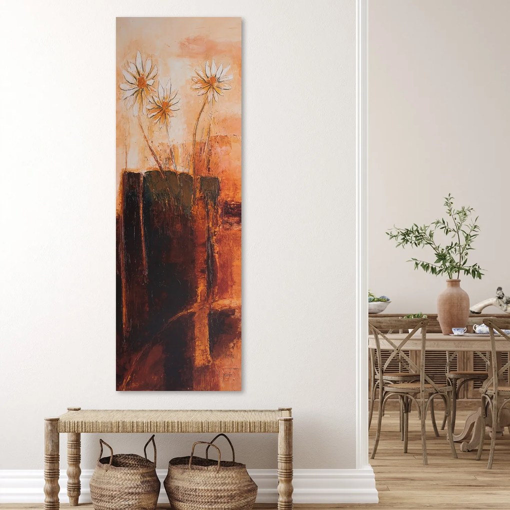 Gario Obraz na plátne Tri divoké kvety Rozmery: 30 x 90 cm
