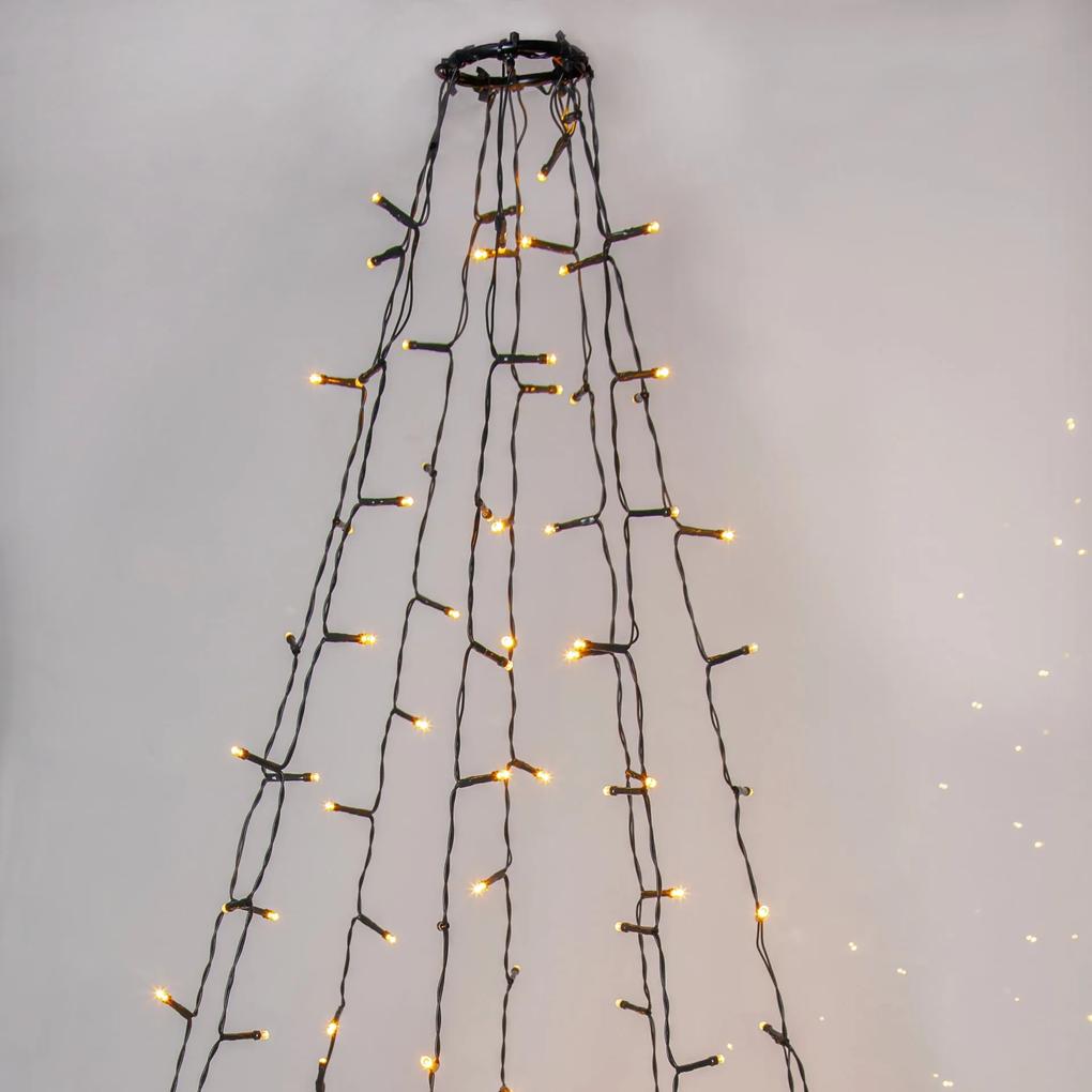 STAR TRADING Svetelná LED reťaz na stromček Golden Warm White vnútorný/vonkajší