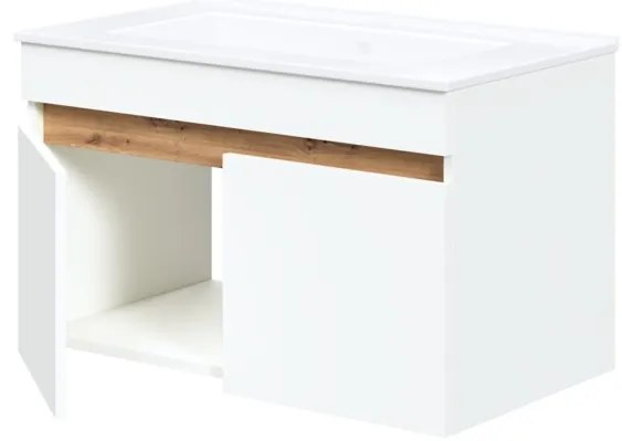 Skrinka pod umývadlo Puresa 80 cm, biela