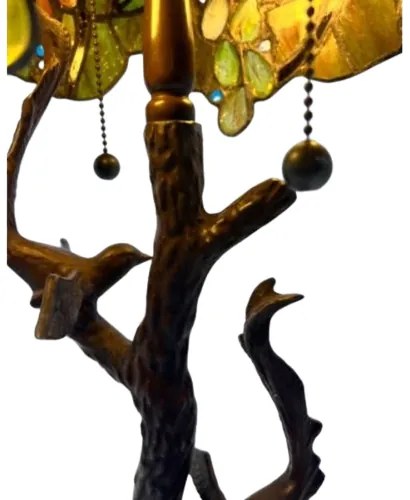 Lampa Tiffany stolová WINE OVAL 42*64