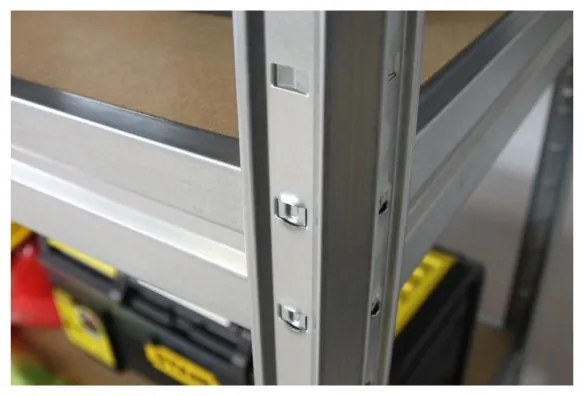Kovový Regál Série Heavy Rack 177x160x60 Pozinkovaný