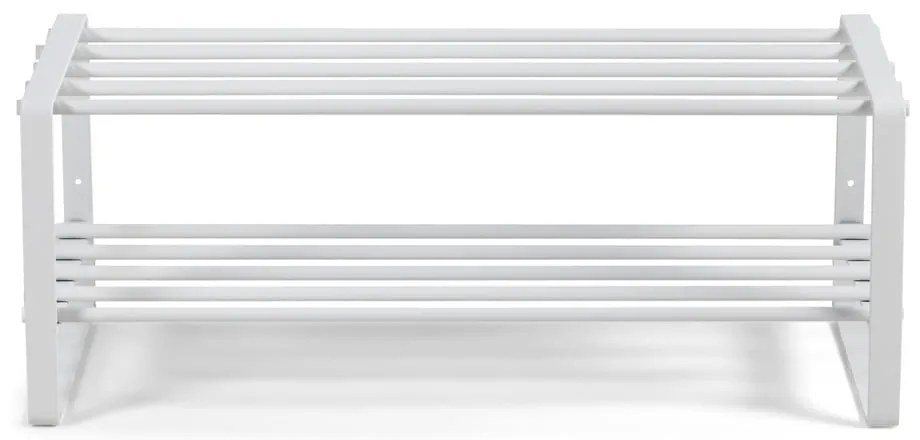 Biely kovový stojan na topánky Rex – Spinder Design