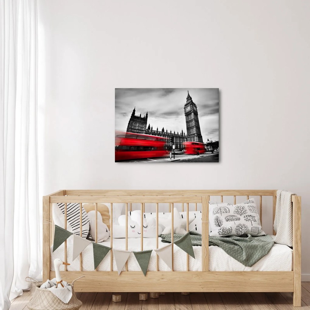 Obraz - Londýnske Houses of Parliament (70x50 cm)
