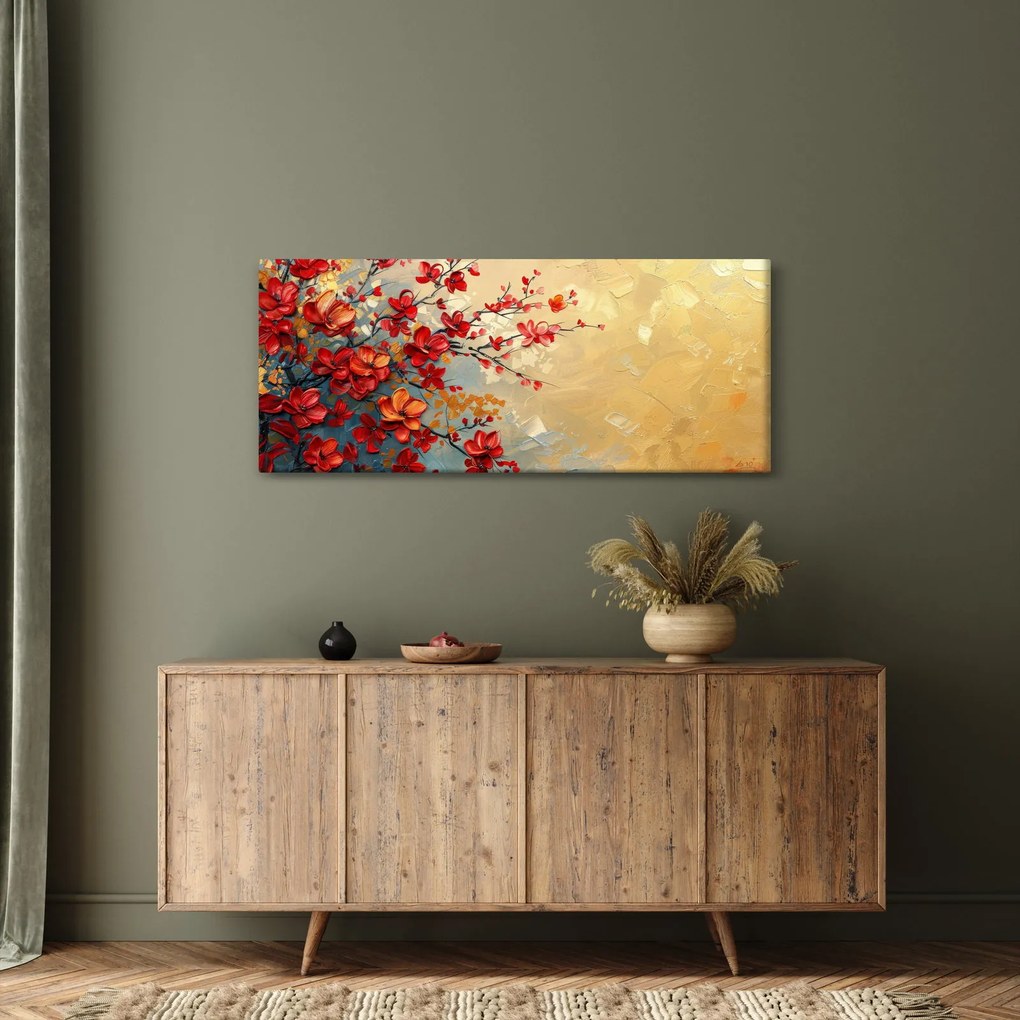 Obraz - Kvitnúci strom (120x50 cm)