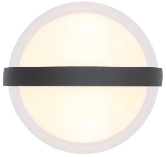 Globo 34157 - LED Vonkajšie nástenné svietidlo ILLI LED/12W/230V IP54 čierna
