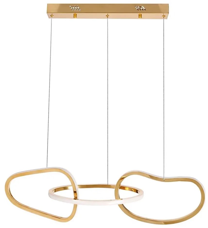 LED luster na lanku ANNELI LED/30W/230V 80 cm zlatý