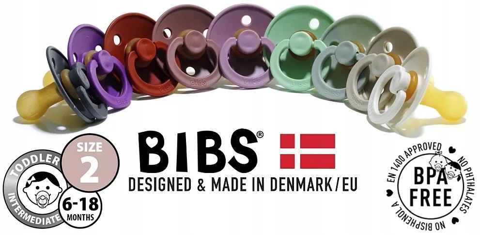 Kaučukový cumlík BIBS Colour 6m+ Farba: ružová