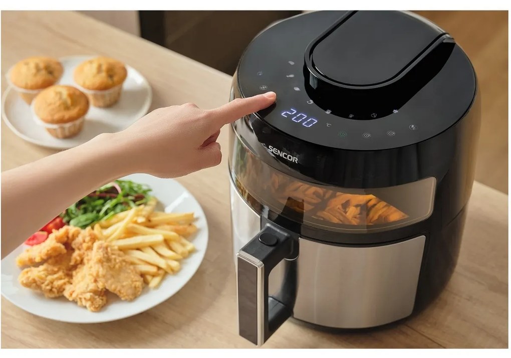 Sencor SFR 5010BK horúci vzduchový fritéza