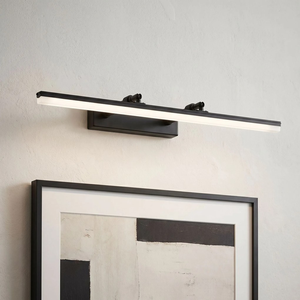 Toolight Toolight, LED nástenné svietidlo, 60cm, 9W, 4000K, 1000lm, APP1879-1W, Čierna matná, OSW-66034