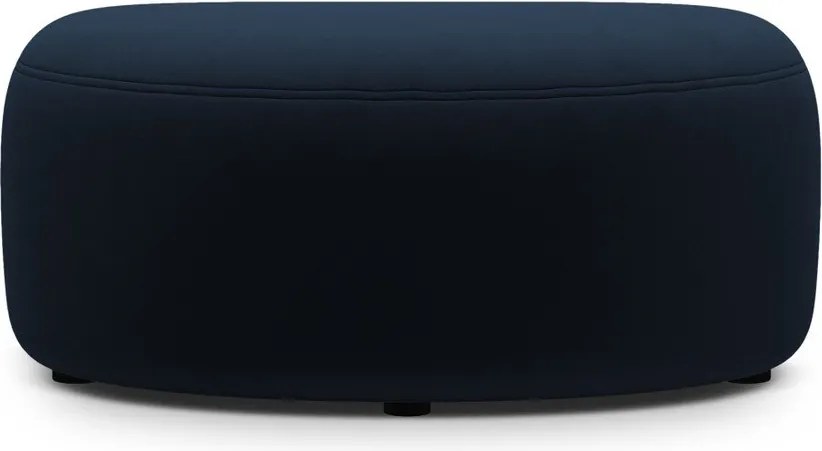 Modrá zamatová podnožka Kate – Micadoni