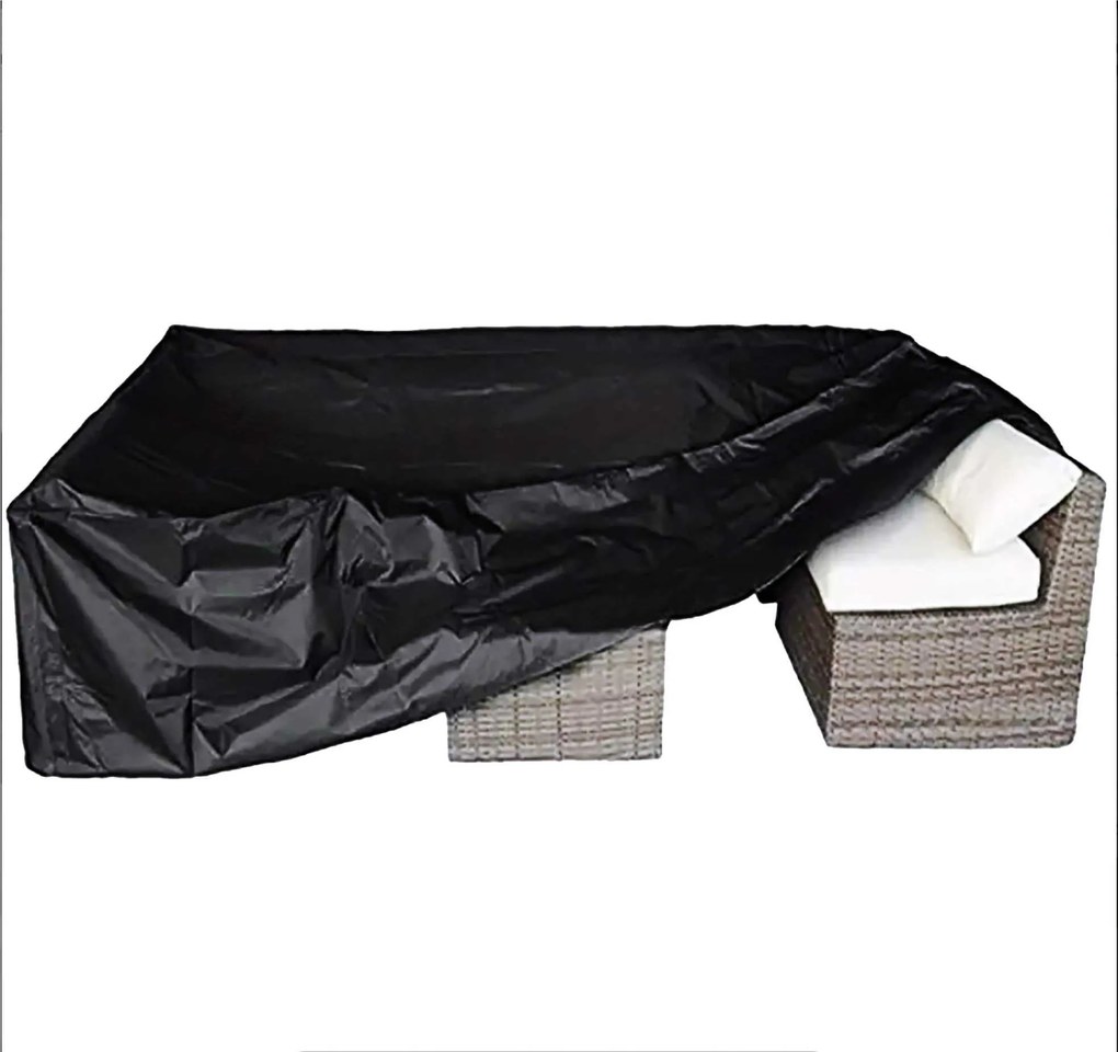 Ochranný vodeodolný obal na záhradný nábytok ARENA 215x135x105 cm - čierny