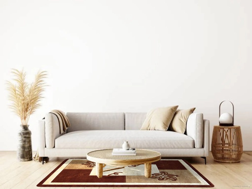 Kusový koberec Adora 5241 V (Vizon), 140x190, hnedá, chodba / predsieň, Berfin Dywany