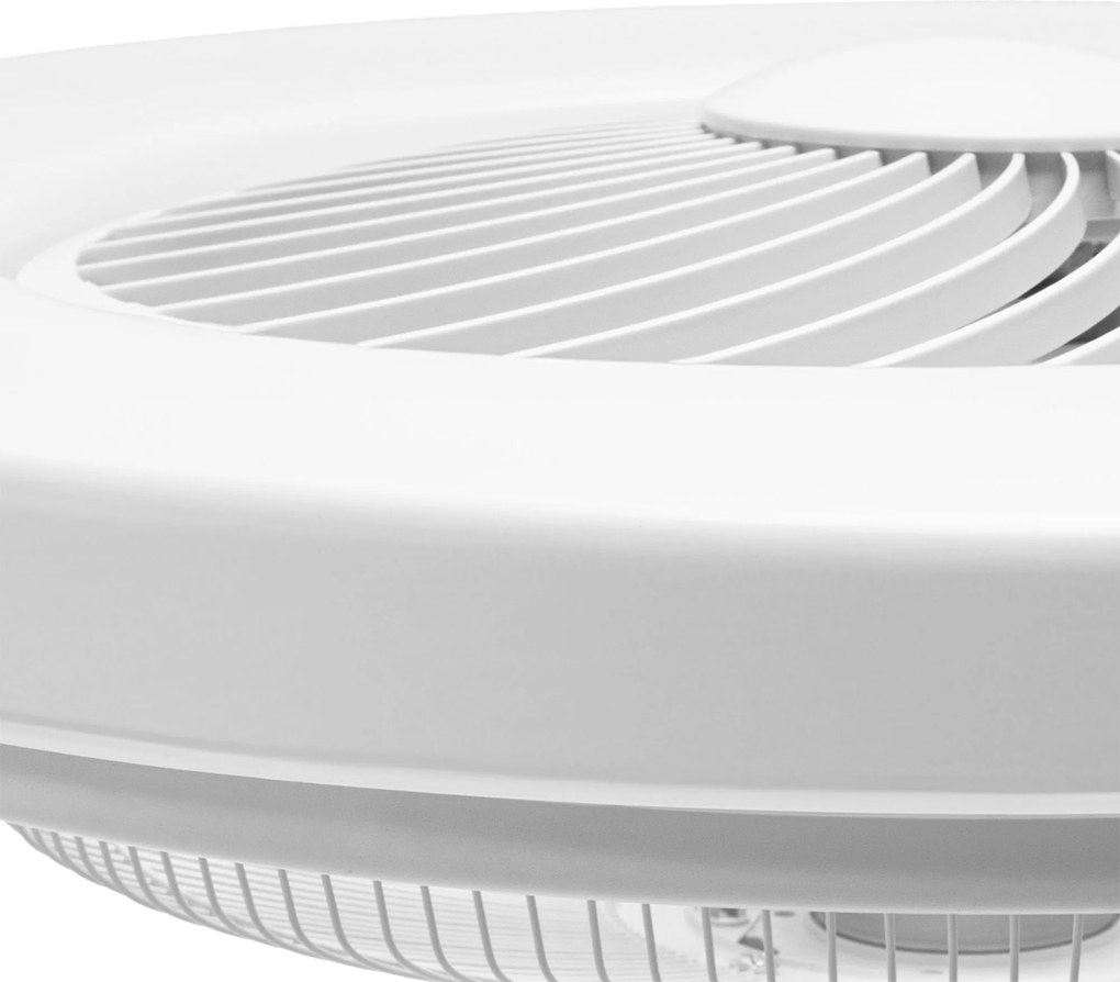 Toolight Toolight, LED stropné svietidlo s ventilátorom + diaľkové ovládanie APP1551-C, biela, OSW-05180