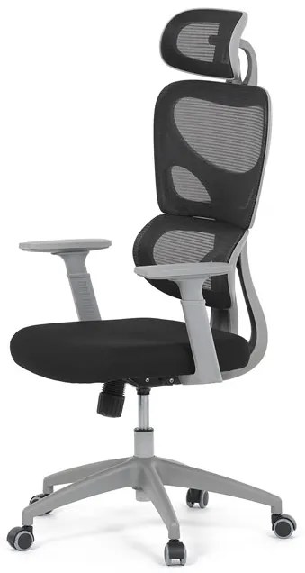 BONTEC Kancelárska stolička, hojdací mechanizmus, čierna, KA-K2081 BK Farba: Šedá