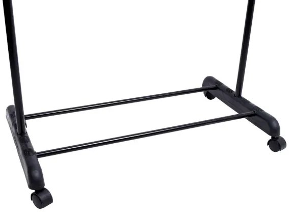 Vešiakový stojan na kolieskach IDA čierny