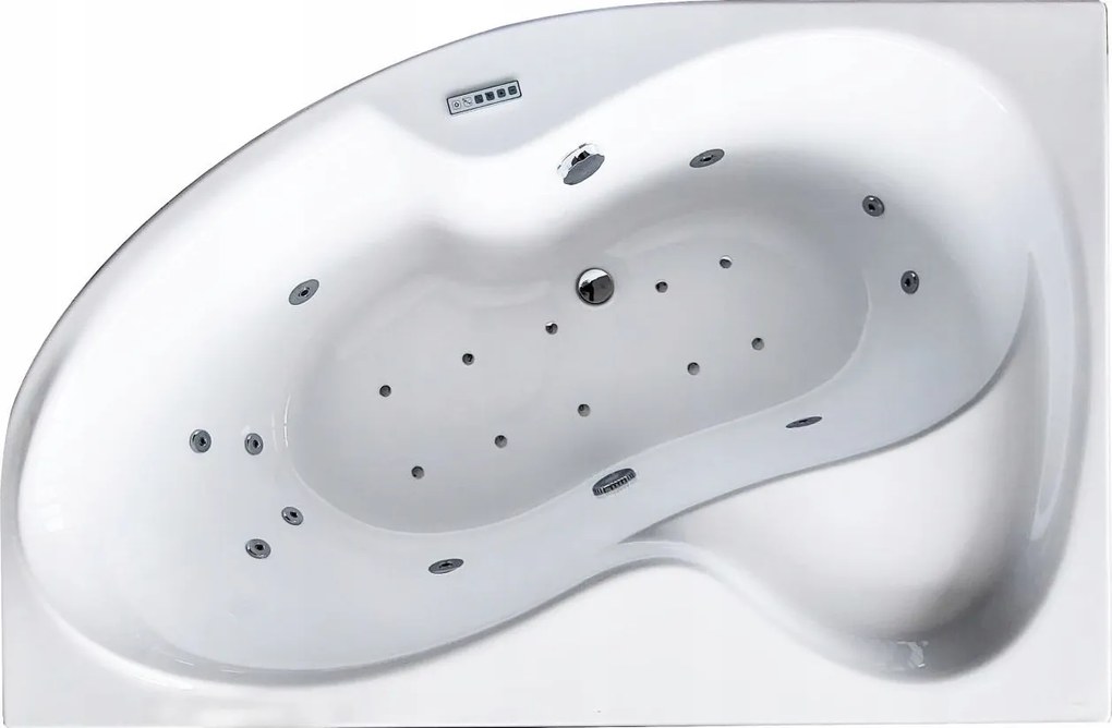 Rohová Hydromasážna Vaňa Jacuzzi 160x105 Poľský Výrobca Ľavá/pravá