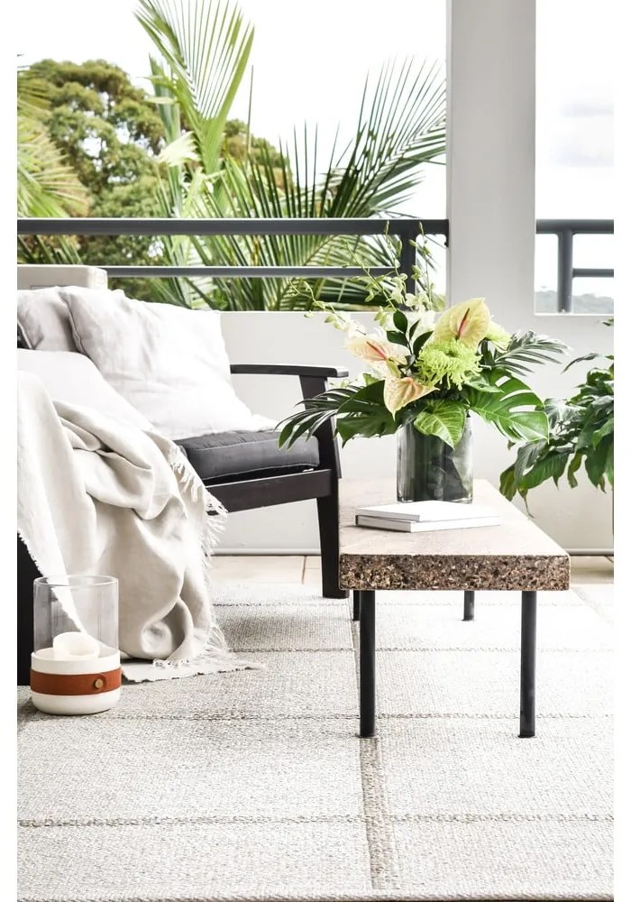 Krémový vnútorný a vonkajší behúň 70x225 cm Ada Fossil – Pappelina