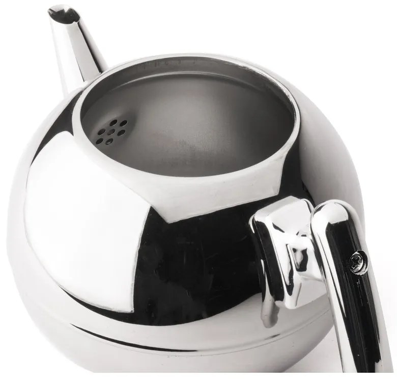 Kanvica na čaj z nehrdzavejúcej ocele v striebornej farbe 1,2 l Bella Ronde – Bredemeijer