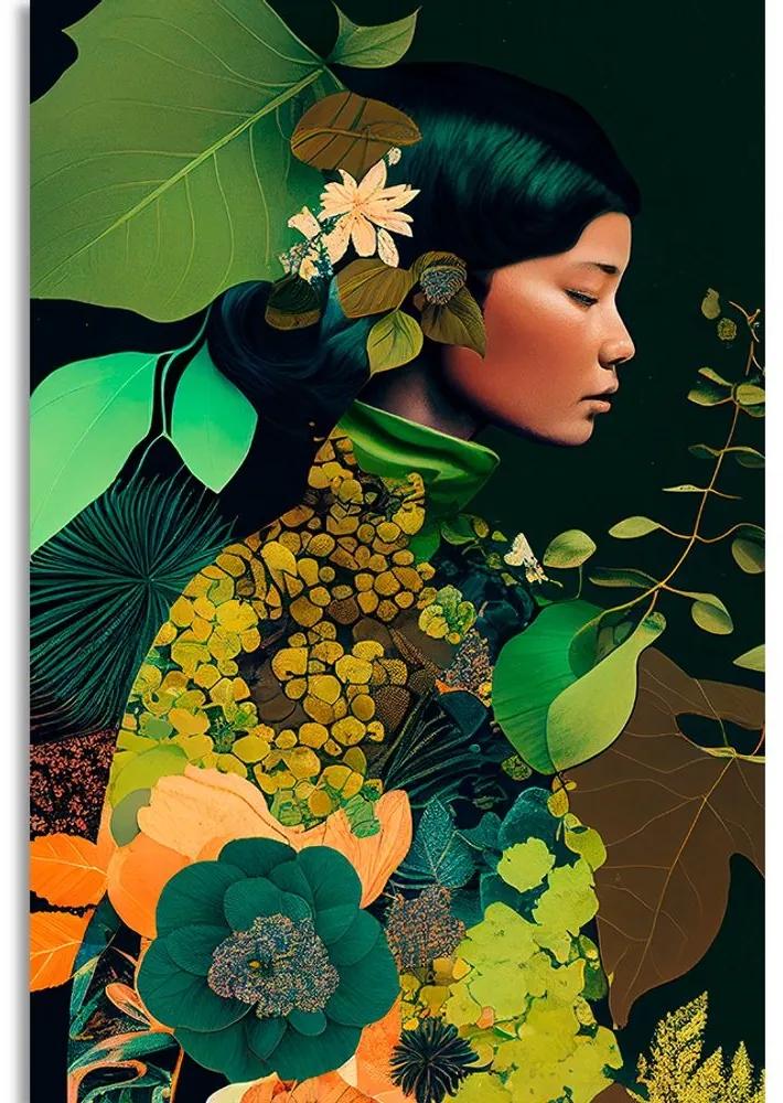 Obraz žena v náručí prírody - 60x90
