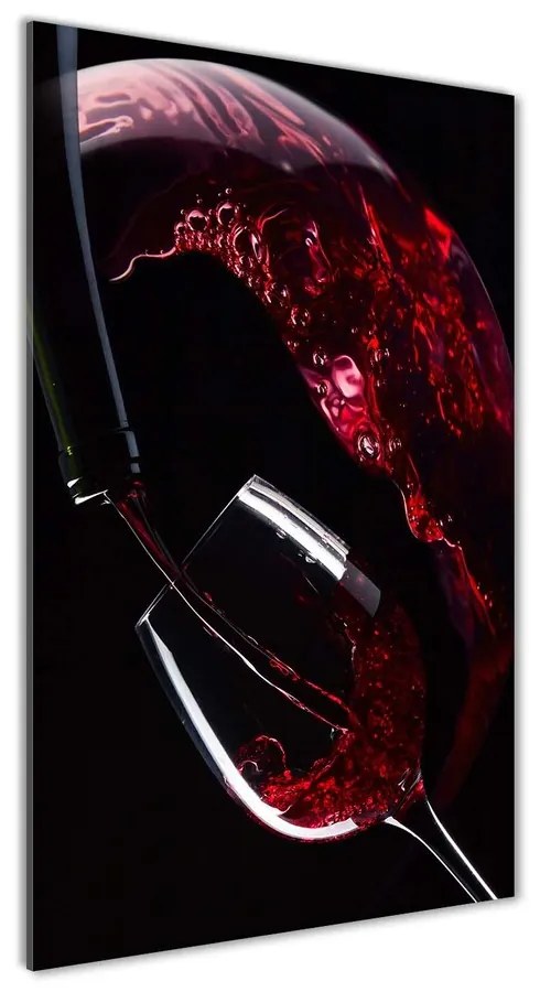 Foto obraz akrylový do obývačky Červené víno pl-oa-70x140-f-54930015