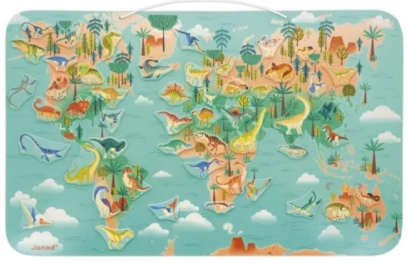 Janod - Magnetická mapa dinosaury