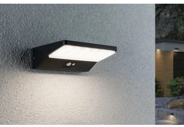 Paulmann 94333 - LED/7,4W IP44 Vonkajšie nástenné svietidlo so senzorom HOUSE 230V
