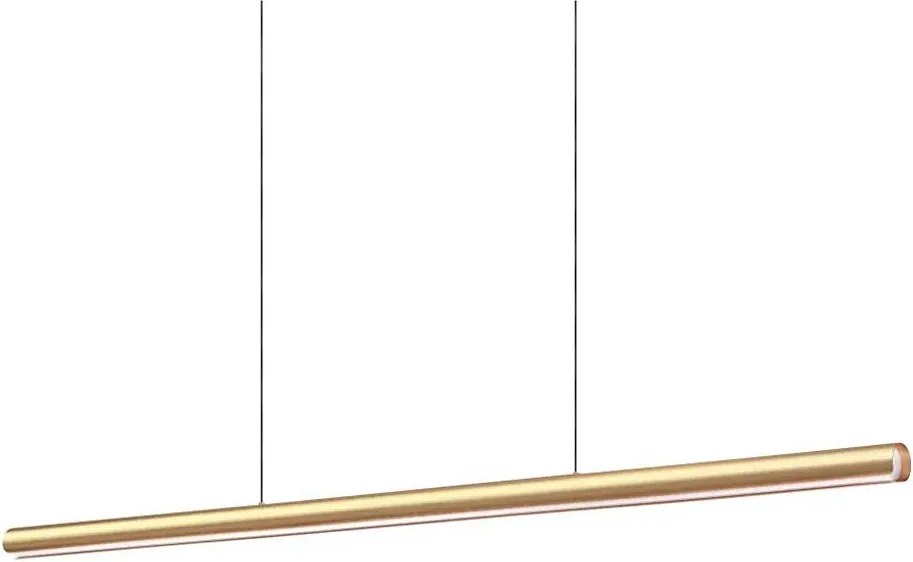 Ideal Lux - LED stmievateľný luster na lanku DORICA LED/35W/230V CRI 90 140 cm zlatý