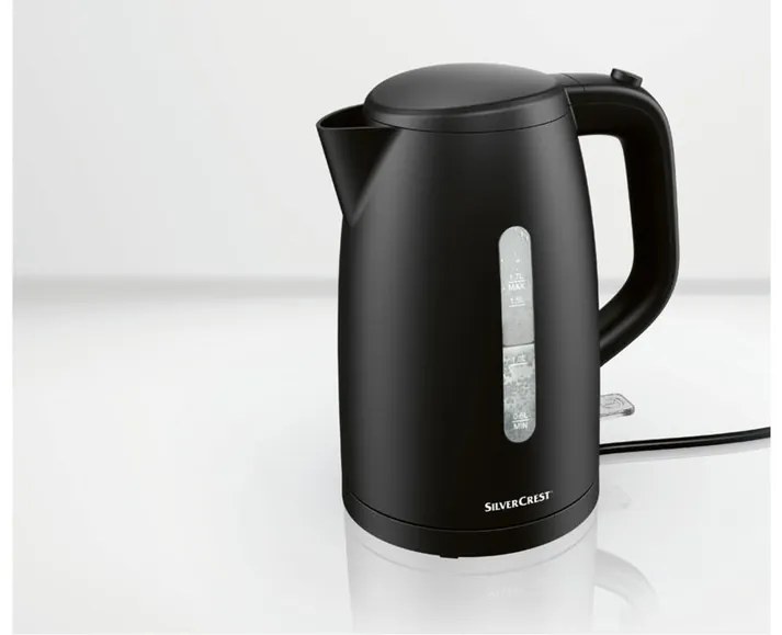 SILVERCREST® KITCHEN TOOLS Rýchlovarná kanvica SWKK 3000 A1, 1,7 l (čierna) (100358854)