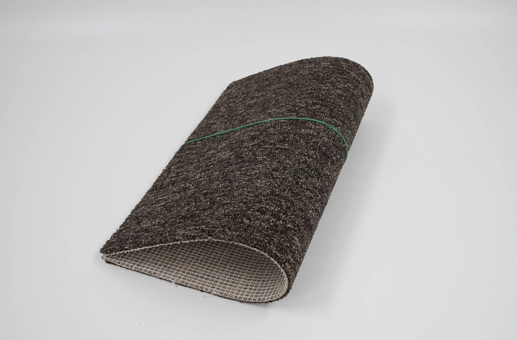 Associated Weavers, Koberec metráž Medusa 43, na mieru, šíře 4m, hnedá, ab (mriežka), chodba / predsieň