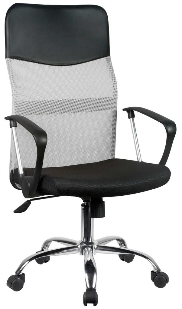 Kancelárska stolička FULL na kolieskach čierna/sivá