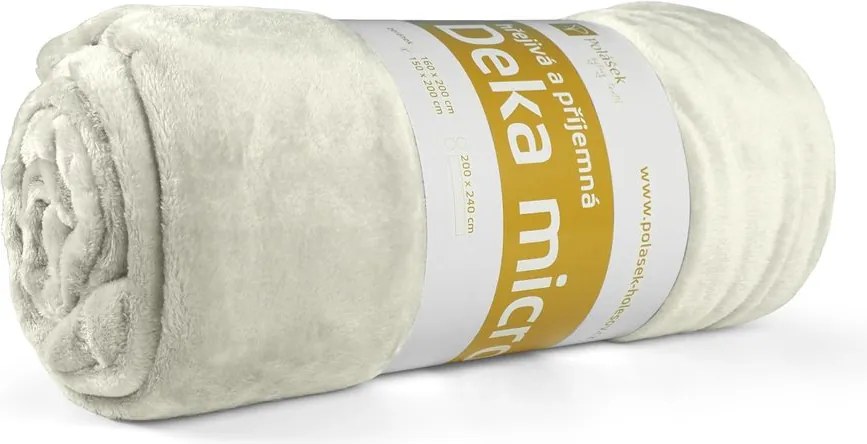 Polášek Deka MIKROFLANEL - Oriešková | 200 x 230 cm