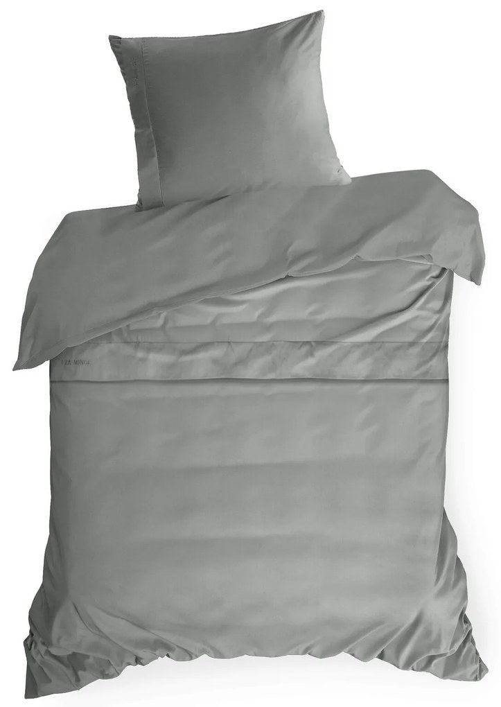 MAKOSATÉNOVÉ OBLIEČKY EVA MINGE ELEGANT1C 200X220 CM, 2 KS 70X80 CM SIVÉ