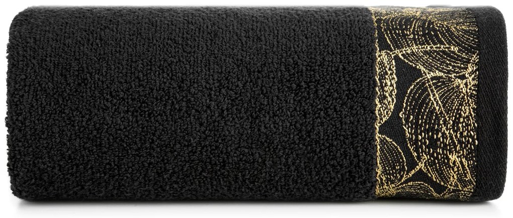 BAVLNENÝ UTERÁK AGIS SADA 3KS 70X140 CM ČIERNA