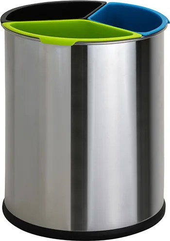 Bemeta Design Odpadkový kôš 15 l, na triedený odpad (3 plastové vložky) - 126115375