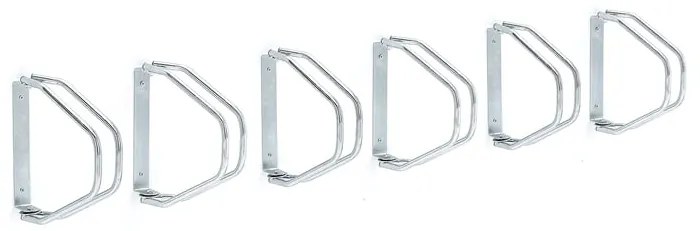 Nástenné stojany na bicykle EDDY, 6 ks v balení