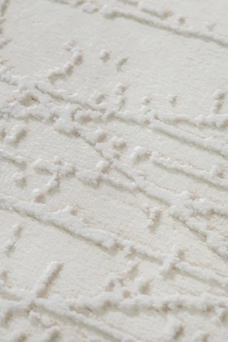 Koberec HOME TEXTURES 30251A/P203-48 krémový / svetlosivý