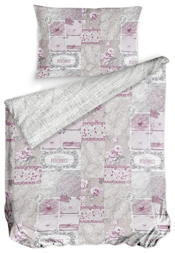 Gipetex Natural Dream Talianská obliečka 100% bavlna Chic Rosa - 140x200 / 70x90 cm