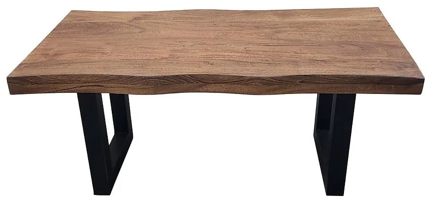 Konferenčný stolík Liam akácia/čierna