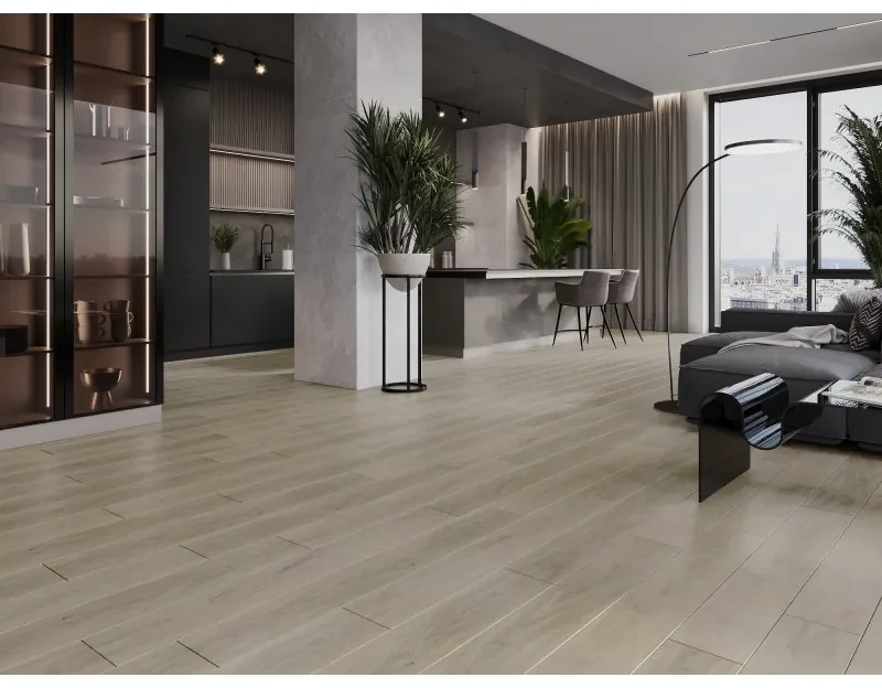 Mexen Parkland, vinylová podlaha 1240x182 mm SPC 6,5 mm, IXPE 1,5 mm, 4-stranná V-drážka, dub, F1024-1240-182-505-4V1-01