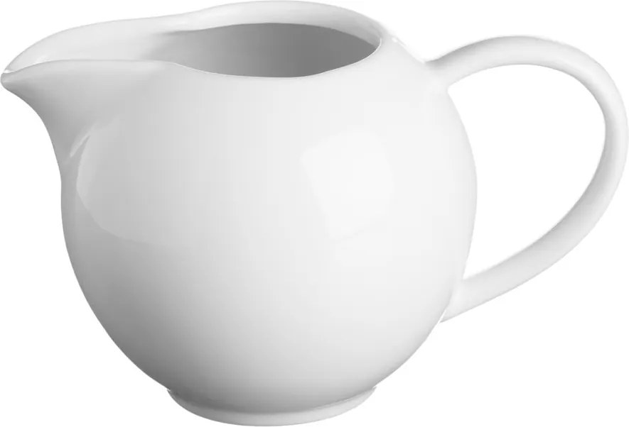 Biela kanvička na mlieko z porcelánu Price & Kensington Simplicity