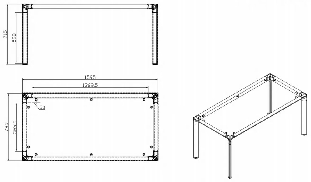 Kancelársky stôl PRIMO INVITATION, sivostrieborná podnož 1600 x 800 mm, buk