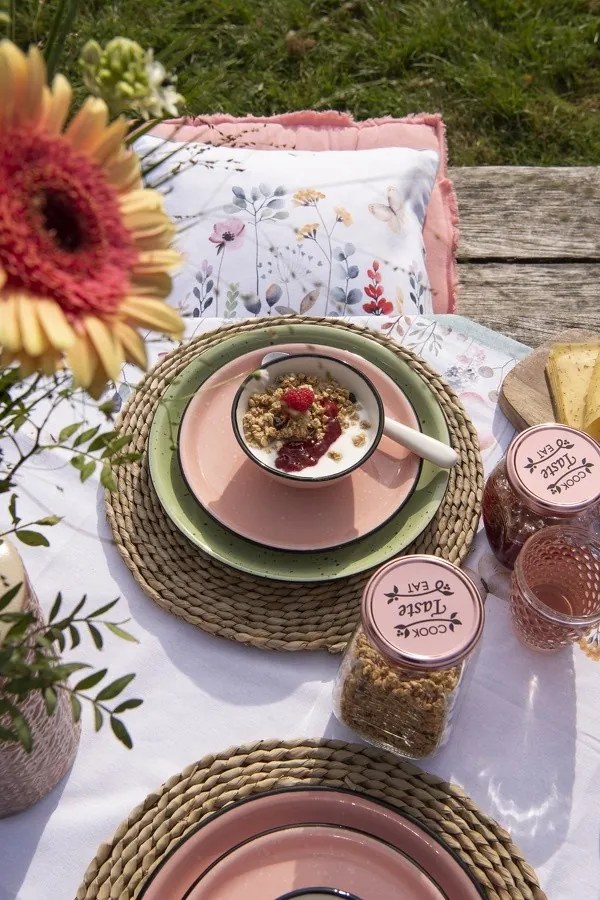 Okrúhly podtácek z morskej trávy - Ø 18 cm