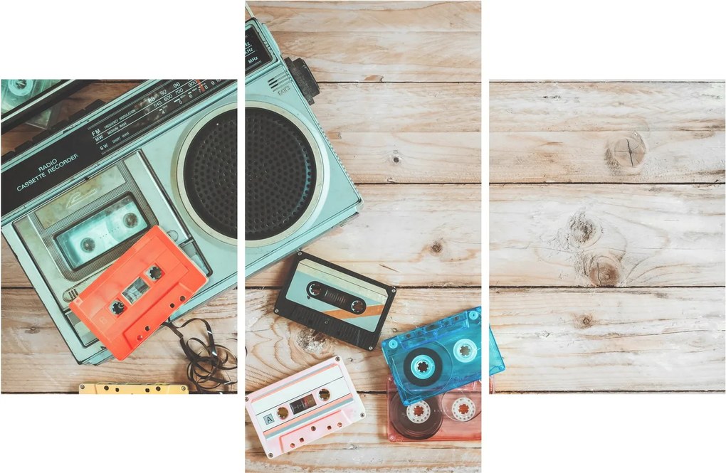 Obraz - Retro rádio (90x60 cm)