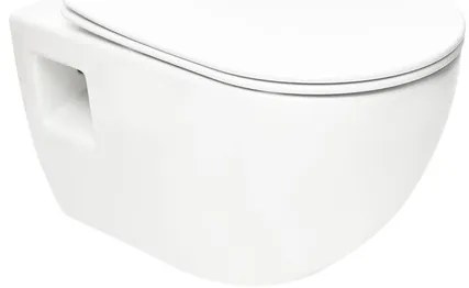 WC závesné SAT Project vrátane dosky softclose, zadný odpad SATWCPRO010RREXP, 1 ks